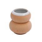 Vela perfumada Sand em parafina com base em ceramica D8,8xA9 - L Hermitage