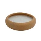 Vela perfumada Sand parafina e cerâmica D15xA4cm -L Hermitage