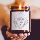 Vela perfumada ThreeKin Warm Hugs, capim-limão, lavanda, 225 g