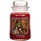 Vela perfumada Village Candle Christmas Spice 625 ml vermelha