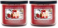 Vela perfumada Village Candle Strawberry Pound Cake 400mL x2
