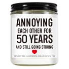 Vela perfumada Younift Funny 50 Years 9 oz 50º aniversário