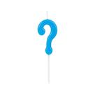 Vela Pick Azul Silver Plastic 8,5cm 1und