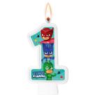 Vela Pj Masks Heróis De Pijama - Número Bolo Aniversário