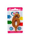 Vela Premium Glitter Ouro N 6 Cia Da Festa
