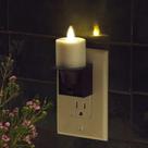 Vela sem chama Nightlight Luminara preta com sensor de movimento