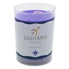 Vela Signo Sagitário Perfumada Sagitário Violetas 90g