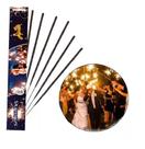 Vela Sparkles 60 cm - Júpiter - 6 Un - Para Eventos, Casamentos e aniversários
