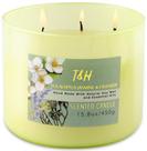 Vela T&H Eucalipto Jasmim Lavanda 470 ml com 3 mechas perfumada