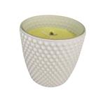 Vela Vaso Branco 8x9cm
