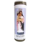 Vela votiva 7 dias santos com orações 14cm - n sra prazeres