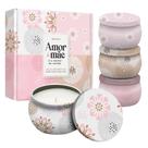 Velas Aromaticas Display C 4 Unids Mae Melhor Amor Do Mundo