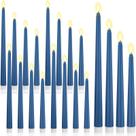 Velas cônicas de LED sem chama Rossesay, 24 unidades, operadas por bateria