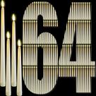 Velas cônicas de LED sem chama Rossesay 64 unidades de bateria Ivory