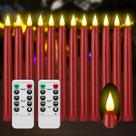 Velas cônicas sem chama PILLOBOX com controle remoto e temporizador