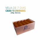 Velas De 7 dias ( votiva ) 100% Parafina Pura com 250gr celofane liso- 10 Unidades brancaS/coloridas