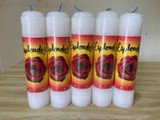 Velas de 7 dias votivas branca ( kit com 5 velas de 180g)