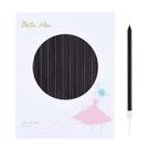 Velas de bolo metálicas longas e finas Bella Meri Black 24 unidades Velas de bolo metálicas longas e finas Bella Meri Black 24 unidades