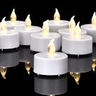 Velas de chá sem chama Paichi 50/100/150 pacotes LED Velas de chá sem chama Paichi 50/100/150 pacotes LED