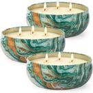 Velas de citronela Aottom, pacote com 3, 414 ml, cera de soja com 3 mechas