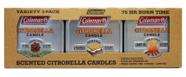 Velas de Citronela Coleman - Kit com 3 Unidades (S'Mores e Pinho) Velas de Citronela Coleman - Kit com 3 Unidades (S'Mores e Pinho)