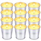 Velas de citronela KIYTARBOO 65 ml para ambientes externos e internos, pacote com 12