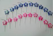 Velas de Estrela P/ Aniversário Decorativa com variações 1UN
