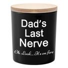 Velas de soja perfumadas BFJLIFE Dads Last Nerve, presente de sândalo Velas de soja perfumadas BFJLIFE Dads Last Nerve, presente de sândalo