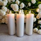 Velas Decorativas 5x15 cm - 10 Unidades decoração de festas e casamento