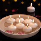 Velas flutuantes Ashlux Pure White 5-6 horas de tempo de queima 48P
