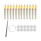 Velas Flutuantes Com Controle Remoto Magic Wand, Luz Quente Cintilante, Sem Chama, Para Natal,