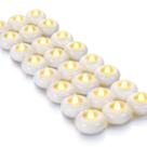 Velas flutuantes de LED sem chama Homemory 2", pacote com 24 unidades, brancas
