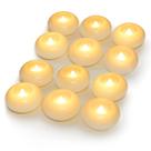 Velas flutuantes Homemory 7,62 cm, cera real branca, pacote com 12 Velas flutuantes Homemory 7,62 cm, cera real branca, pacote com 12