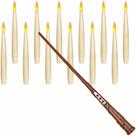 Velas Flutuantes Leejec com Controle Remoto - 12 Unidades Marfim Velas Flutuantes Leejec com Controle Remoto - 12 Unidades Marfim