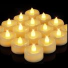 Velas LED Merrynights, pacote com 12 luzes de chá com temporizador 6H On
