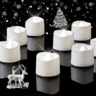 Velas LED para luzes de chá Homemory 200+Hour, bateria com 24 horas