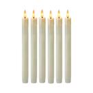 Velas LED Recarregáveis Sem Chama Com Controle Remoto E Timer USB, Velas Altas Com Efeito De Cera