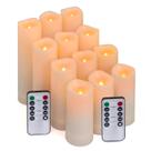 Velas LED sem chama Aignis 12 unidades com temporizador remoto à prova d'água Velas LED sem chama Aignis 12 unidades com temporizador remoto à prova d'água