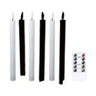 Velas LED Sem Chama Com Luz Amarela Quente E Efeito De Cintilação, 3 Ou 6 Peças, 65/10 Polegadas,