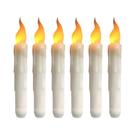 Velas LED Sem Chama De 6,5 Polegadas, Operadas Por Bateria, Para Decoração De Natal, Halloween,