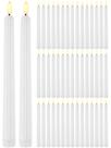Velas LED sem chama Funtery Roman Column 28 cm 48 unidades