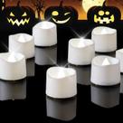 Velas LED sem chama para luzes de chá Homemory 200+H, pacote com 12 unidades