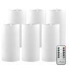 Velas LED sem chama Stonebriar 3x6 brancas (pacote com 6)