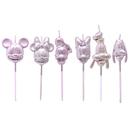 Velas para bolo de aniversario turma mickey rose gold disney