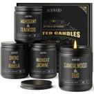 Velas perfumadas AOOVOO, pacote com 4 para casa, 1,06 L, cera de soja, 200 g Velas perfumadas AOOVOO, pacote com 4 para casa, 1,06 L, cera de soja, 200 g