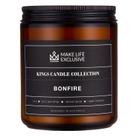 Velas perfumadas MAKE LIFE EXCLUSIVE Fogueira, mogno e madeira de teca