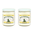 Velas perfumadas Pet's Favorite Lemon Zest 70h Burn Time, pacote com 2