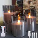 Velas sem chama JMTONE 200 horas com recarregável remoto Velas sem chama JMTONE 200 horas com recarregável remoto