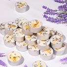 Velas Tealight LAMORGIFT perfumadas com lavanda 48 unidades 6H Burn Velas Tealight LAMORGIFT perfumadas com lavanda 48 unidades 6H Burn