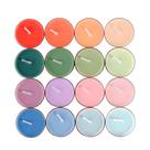 Velas Tealight WINICE - Cera de Soja Perfumada (16 Cores) com Óleos Essenciais